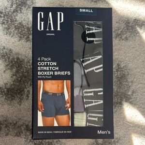 NEW GAP Men's Cotton Boxer Briefs 4-Pack Size Small Waist 30-31